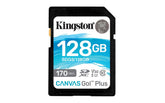 Memoria kingston sdxc canvas go! Plus 170rc10 uhs-i u3 v30(sdg3/128gb)